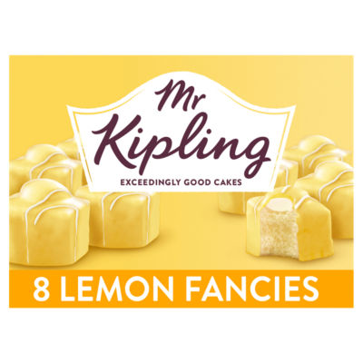 Mr Kipling Lemon French Fancies Cakes 8 pack thumbnail 2
