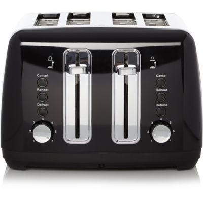 Black 4 Slice Toaster thumbnail 2