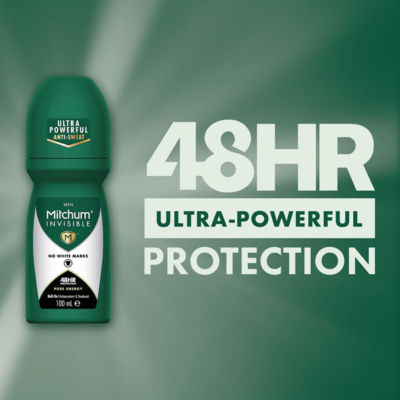 Invisible Men 48HR Protection Pure Energy Anti-Perspirant & Deodorant 100ml thumbnail 3