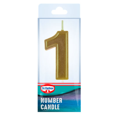 Number One Birthday Candle thumbnail 4