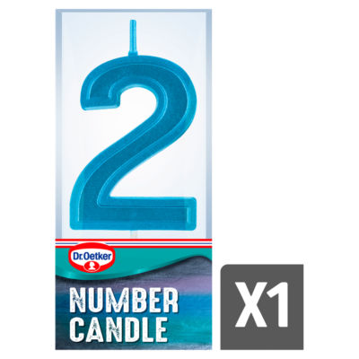 Number Two Birthday Candle