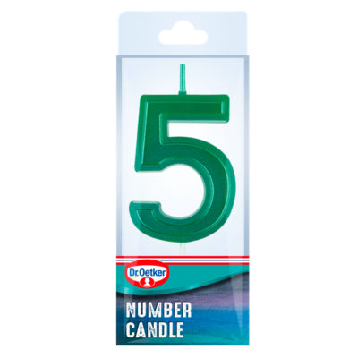 Number Five Birthday Candle thumbnail 4