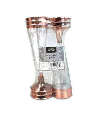 Rose Gold Champagne Glasses