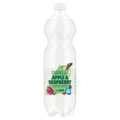 No Added Sugar Sparkling Apple & Raspberry Flavour Water 1 Litre thumbnail 2