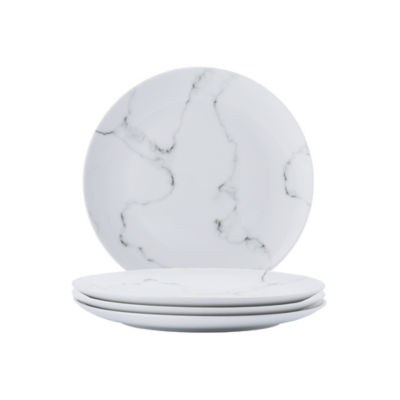 Marble-effect Dinner Plate