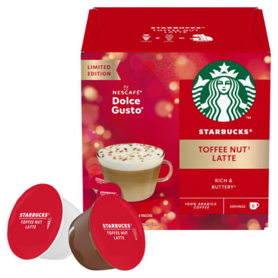 ® Limited Edition Toffee Nut Latte By Nescafé Dolce Gusto, Coffee Pods x12 (6 Servings) thumbnail 4