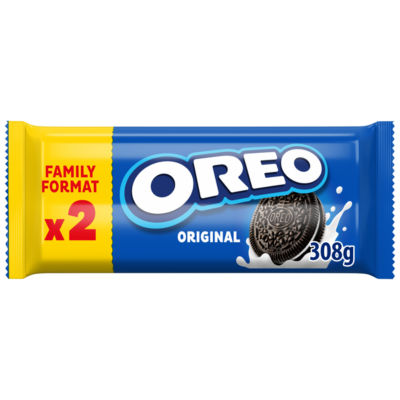 OREO Original Vanilla Sandwich Cookies made with cocoa 2x 154 g thumbnail 2
