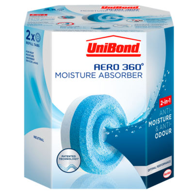 Aero 360° Moisture Absorber Neutral Refill Tabs 2 x 450g thumbnail 2