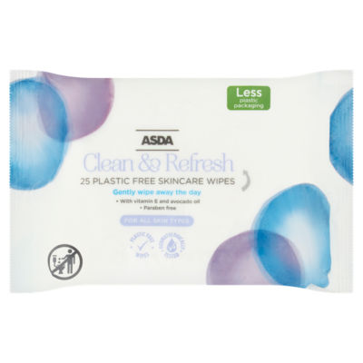 Clean & Refresh 25 Plastic Free Skincare Wipes thumbnail 2