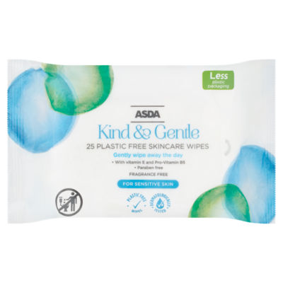 Kind & Gentle 25 Plastic Free Skin Care Wipes thumbnail 2
