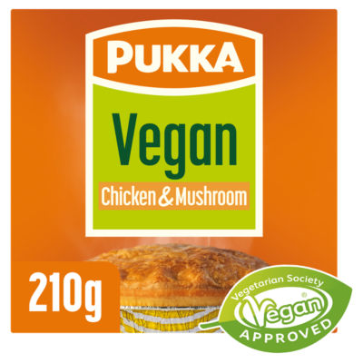 Plant Based No Chicken & Mushroom Pie 210g thumbnail 2