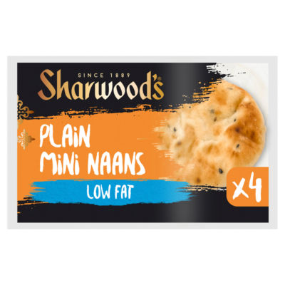 4 Plain Mini Naans thumbnail 2