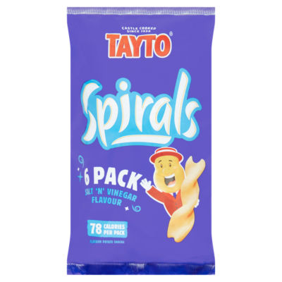 Salt 'N' Vinegar Flavour Spirals 6 x 16g thumbnail 2