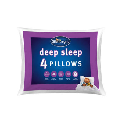 Silentnight Deep Sleep Pillow - 4 Pack