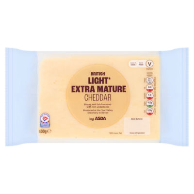 British Light Extra Mature Cheddar 400g thumbnail 2