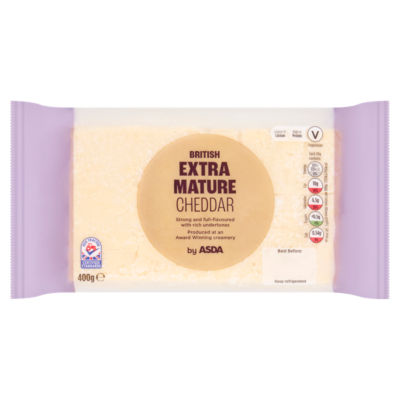 British Extra Mature Cheddar 400g thumbnail 2