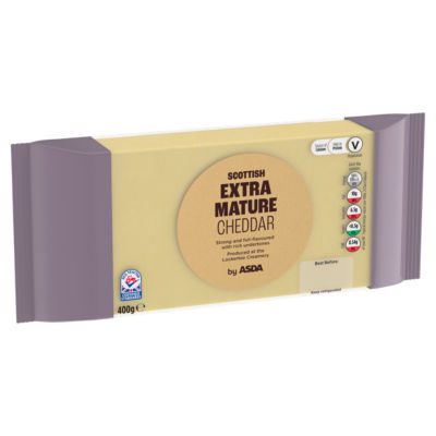 Scottish Extra Mature Cheddar 400g thumbnail 2