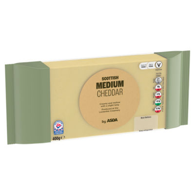 Scottish Medium Cheddar 400g