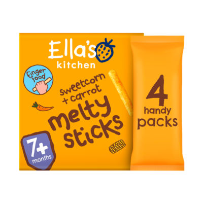 Sweetcorn + Carrot Melty Sticks from 7 Months 4 x 6g (24g) thumbnail 4