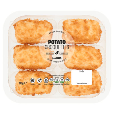 ASDA Crisp & Fluffy Potato Croquettes