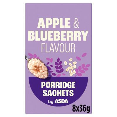 Apple & Blueberry Flavour Porridge Sachets 8 x 36g (288g) thumbnail 2