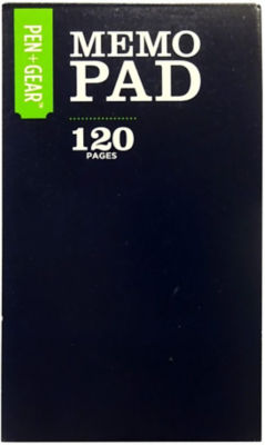 Black Memo Pad