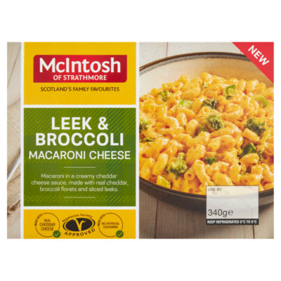 of Strathmore Leek & Broccoli Macaroni Cheese 340g thumbnail 2