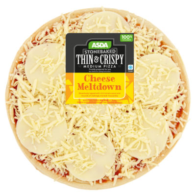 Cheese Meltdown Medium Thin Stonebaked Pizza thumbnail 2