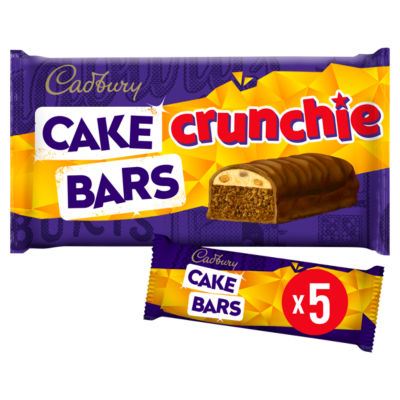 Milk Chocolate Crunchie Cake Bars 5 Pack thumbnail 2