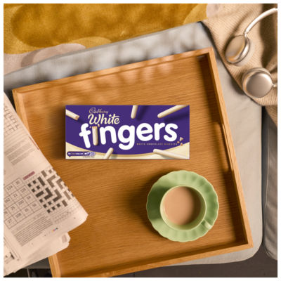 Fingers White Chocolate Covered Biscuits 114g thumbnail 4