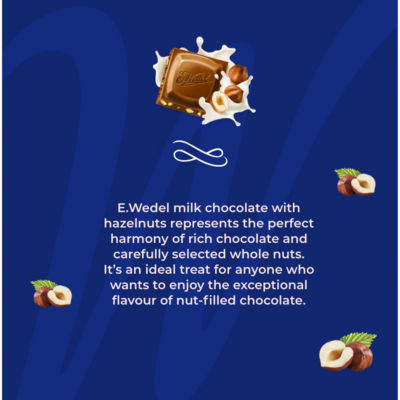 Premium Milk Chocolate with Whole Hazelnuts 100g thumbnail 4