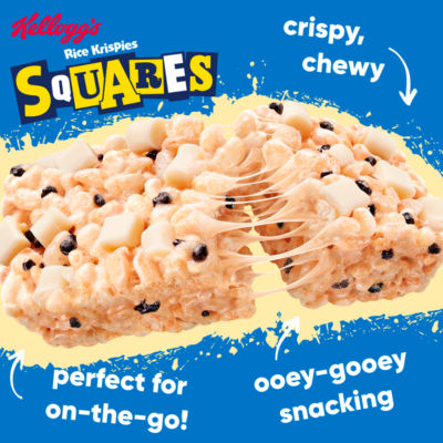 Rice Krispies Squares Cookies and Cream Flavour Snack Bars 4x34g thumbnail 3