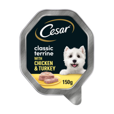 Classic Terrine Wet Dog Food Tray Chicken & Turkey in Loaf 150g thumbnail 2