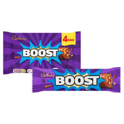 Boost Chocolate Bar 4 Pack Multipack 148g (4 x 37g) thumbnail 3