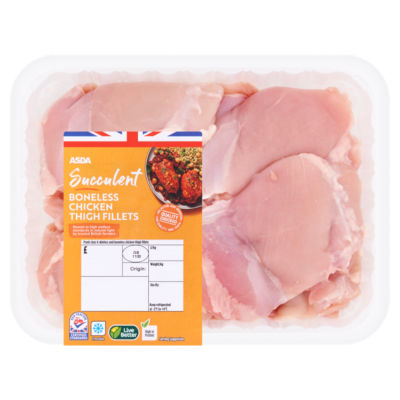 Succulent Boneless Chicken Thigh Fillets 650g thumbnail 2