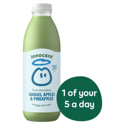 innocent Guavas, Apples & Pineapples Smoothie 750ml thumbnail 2