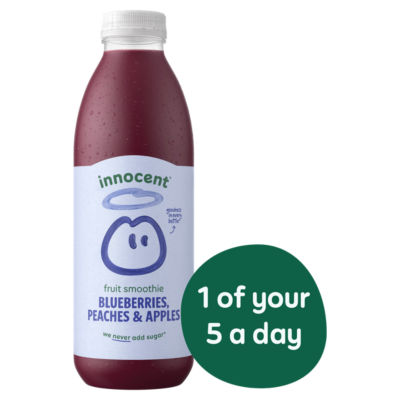 innocent Blueberries, Peaches & Apples Smoothie 750ml thumbnail 2