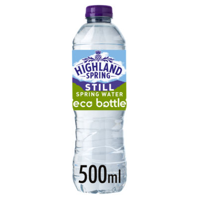 100% Recycled Bottle* Still Spring Water 500ml