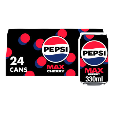 Max Cherry No Sugar Cola Cans 24 x 330ml