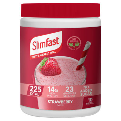 SlimFast Strawberry Meal Shake Powder 10 Meals