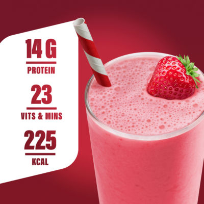 Meal Replacement Shake Powder Tin, Strawberry Flavour, 10 meals, 365g thumbnail 3