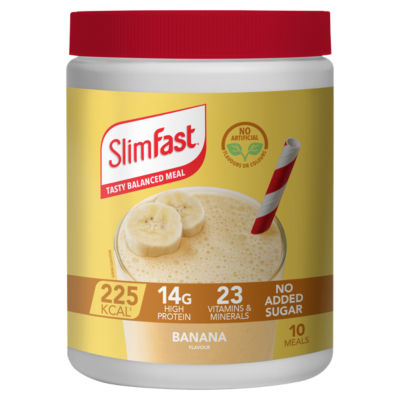 SlimFast Banana Meal Shake Powder 10 Meals