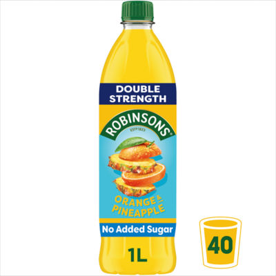 Double Strength Orange & Pineapple 1L