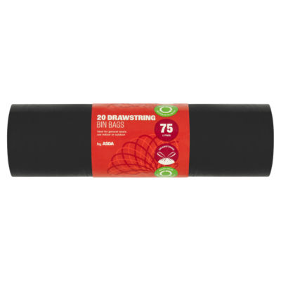 20 Drawstring Bin Bags 75 Litres thumbnail 2