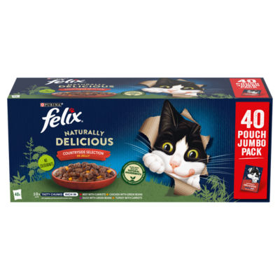 Naturally Delicious Countryside Selection Wet Cat Food 40x80g thumbnail 2