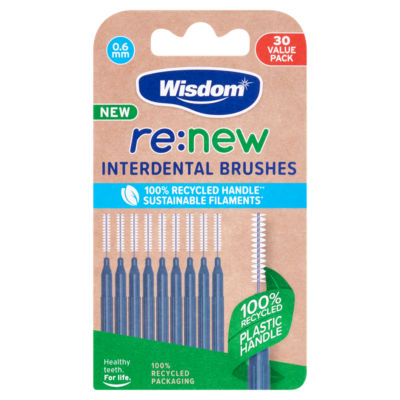 re:new Interdental Brushes 0.6mm 30 pack thumbnail 2
