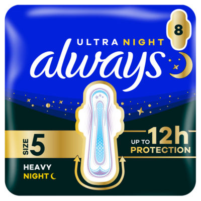 Always Ultra Sanitary Towels Secure Night Extra
