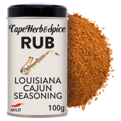 Cape Herb & Spice Louisiana Cajun Seasoning Rub Tin