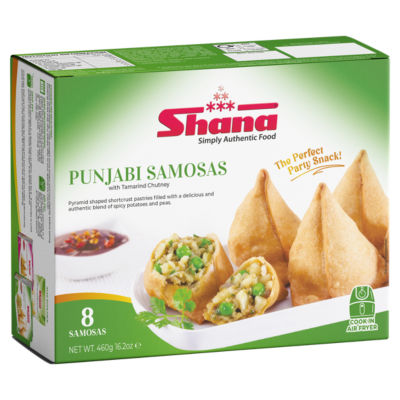 8 Punjabi Samosas with Tamarind Chutney 460g thumbnail 2