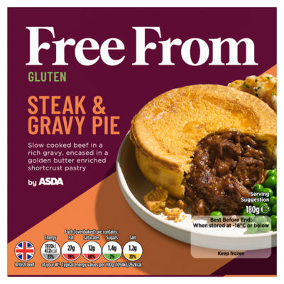 Free From by  Steak & Gravy Pie 180g thumbnail 2